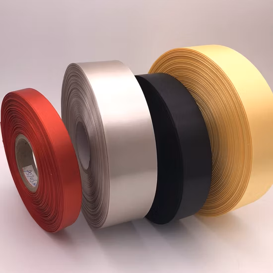 Colorful Slited Edge Polyester Satin (PS6200-COL)